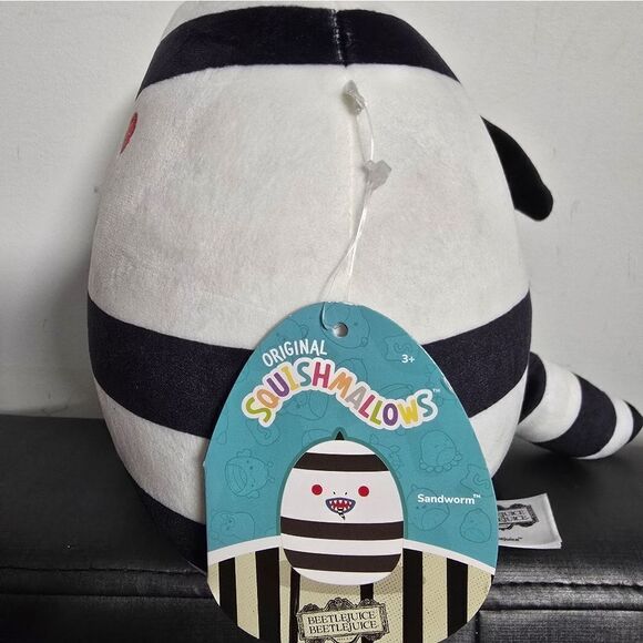 Squishmallow Original Halloween 8" Beetlejuice and Sandworm Plush Bundle, new - Picture 12 of 12